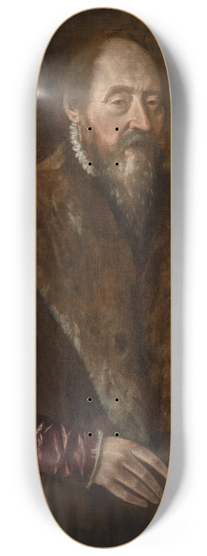 Venetian School - A portrait of a gentleman 8.25 inch art skate deck Venetian School - A portrait of a gentleman 8.25 inch art skate deck