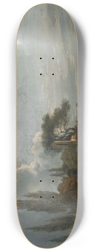 Venetian School - The Venetian lagoon 8.25 inch art skate deck