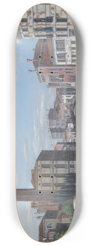 Venetian School - Venice, The Entrance To The Grand Canal At S. Geremia 8.25 inch art skate deck