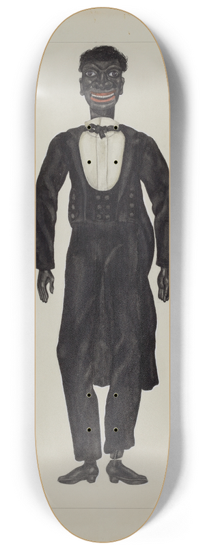 Verna Tallman - Minstrel Puppet 8.25 inch art skate deck