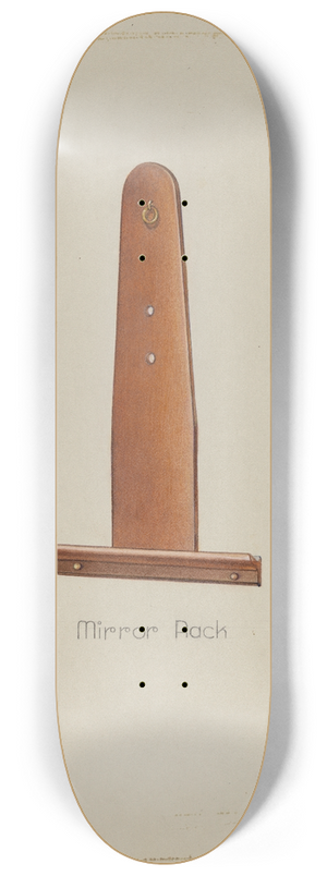 Victor F. Muollo - Shaker Mirror Rack 8.25 inch art skate deck