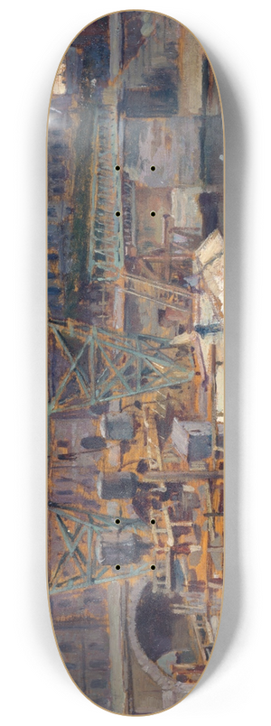 Victor Marec - Les travaux du mtropolitain au pont Notre-Dame 8.25 inch art skate deck