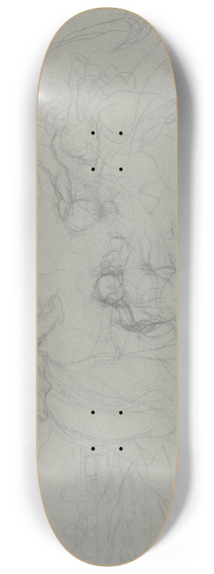 Victor Mller - Annunciation to the shepherds 8.25 inch art skate deck