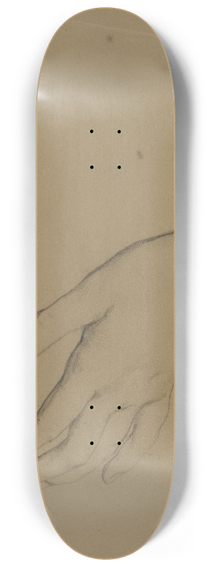 Victor Mller - Ausgestreckte linke Hand einer Frau 8.25 inch art skate deck