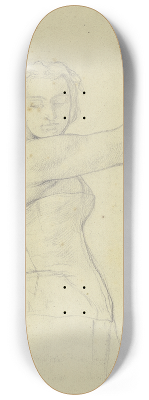 Victor Mller - Die den rasenden Roland zugunsten eines neuen Liebhabers verlassende Angelika aus der Szene im ariostischem Geist 8.25 inch art skate deck