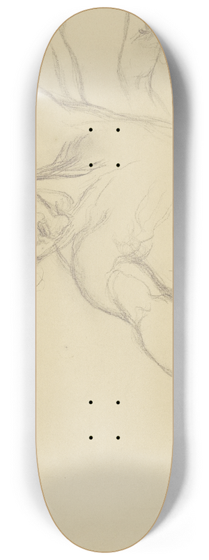 Victor Mller - Einer der Richard III. heimsuchenden Geister, die rechte Hand mit geballter Faust vorstreckend 8.25 inch art skate deck