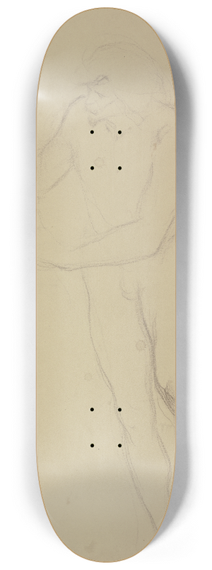 Victor Mller - Horatio als Akt, aus Hamlet und Horatio auf dem Kirchhof 8.25 inch art skate deck