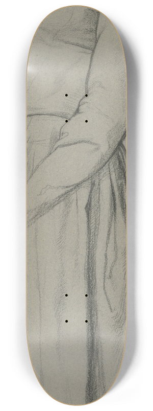 Victor Mller - Stehende Frau, aus Trost (Abschied) 8.25 inch art skate deck