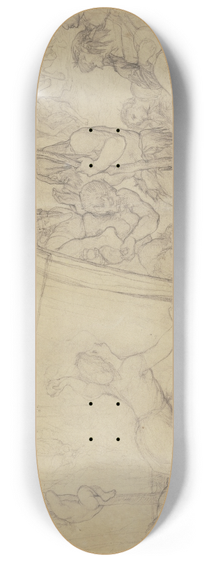 Victor Mller - The besieged beauty 8.25 inch art skate deck