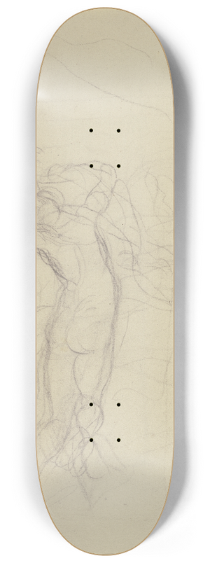 Victor Mller - Two embracing nudes 8.25 inch art skate deck