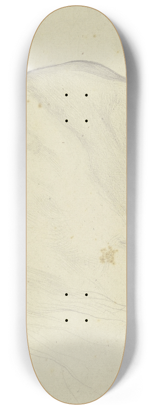 Victor Mller - Zurckgebogener Kopf einer Frau, in Untersicht 8.25 inch art skate deck