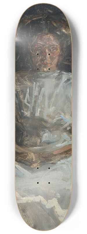 Viggo Johansen - Portrt af siddende kvinde 8.25 inch art skate deck