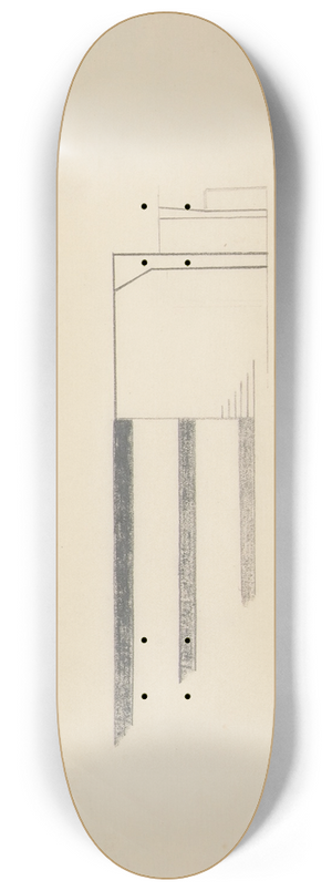 Viking Eggeling - Original drawings 07 8.25 inch art skate deck