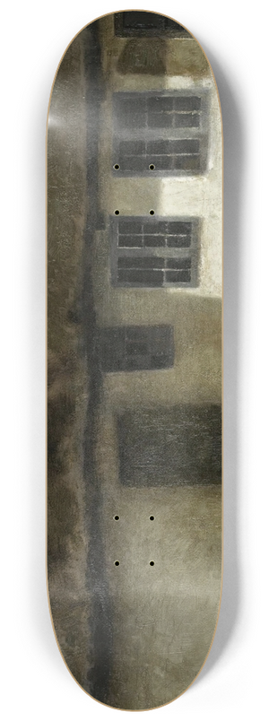 Vilhelm Hammershi - Hjrnet Af En Bondegrd (Corner Of A Farm) 8.25 inch art skate deck