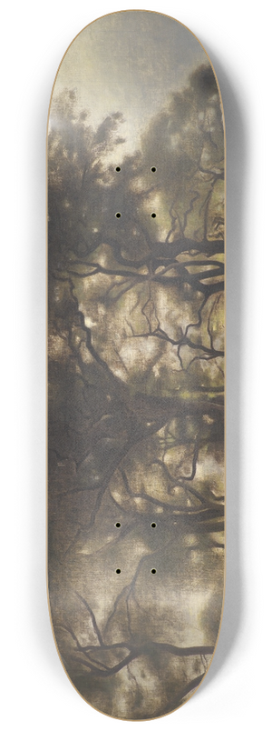 Vilhelm Hammershi - Near Fortunen, Jgersborg Deer Park, North of Copenhagen 8.25 inch art skate deck