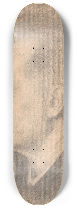 Vilhelm Hammershi - Portrt af Alfred Bramsen, profil mv 8.25 inch art skate deck Vilhelm Hammershi - Portrt af Alfred Bramsen, profil mv 8.25 inch art skate deck