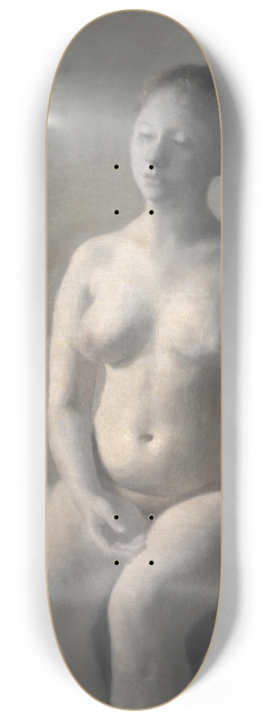 Vilhelm Hammershi - Seated Female Nude 8.25 inch art skate deck