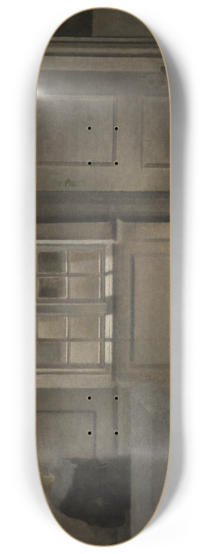 Vilhelm Hammershi - Strandgade, Sunshine 8.25 inch art skate deck