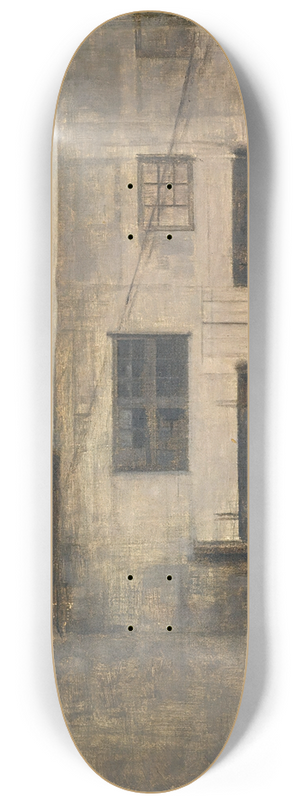 Vilhelm Hammershi - The Old Warehouse In Christianshavn 8.25 inch art skate deck