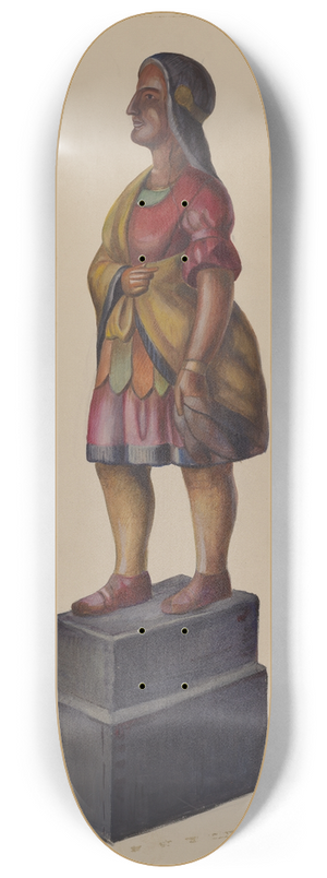 Vincent McPharlin - Cigar Store Indian 8.25 inch art skate deck