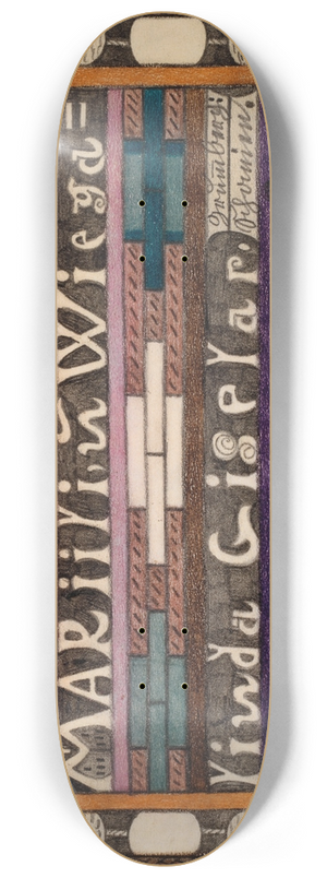 Adolf Wlfli - Skt. Adolfina, Mariili, und Wiegalinda Giselar 8.25 inch art skate deck