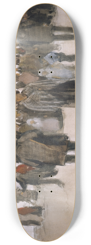 Vincent van Gogh - Beach at Scheveningen 8.25 inch art skate deck