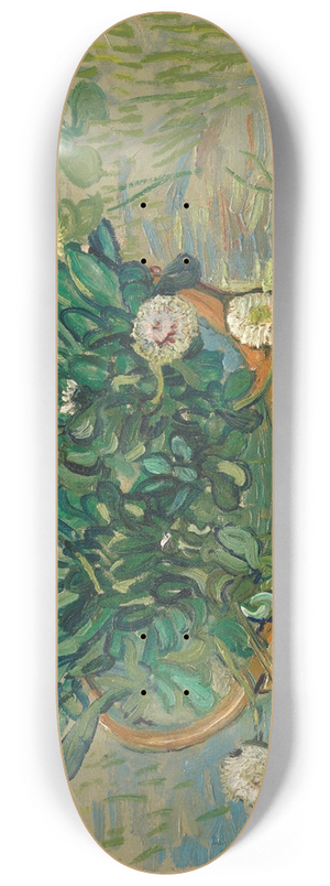 Vincent van Gogh - Daisies, Arles 8.25 inch art skate deck