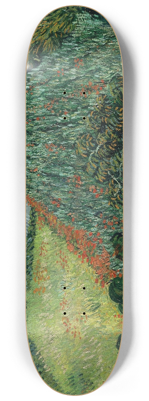 Vincent van Gogh - Field with Poppies 8.25 inch art skate deck
