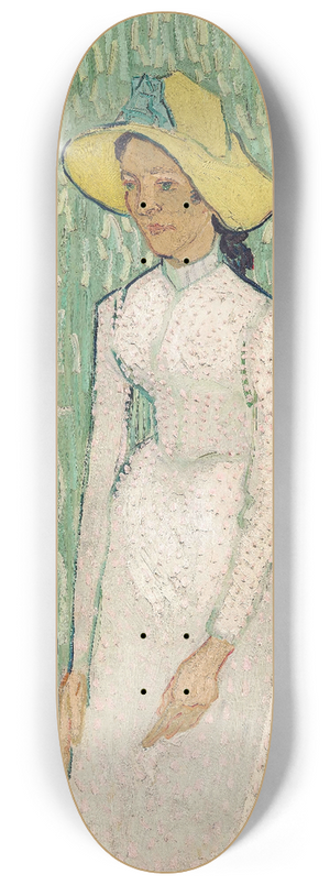 Vincent van Gogh - Girl in White 8.25 inch art skate deck