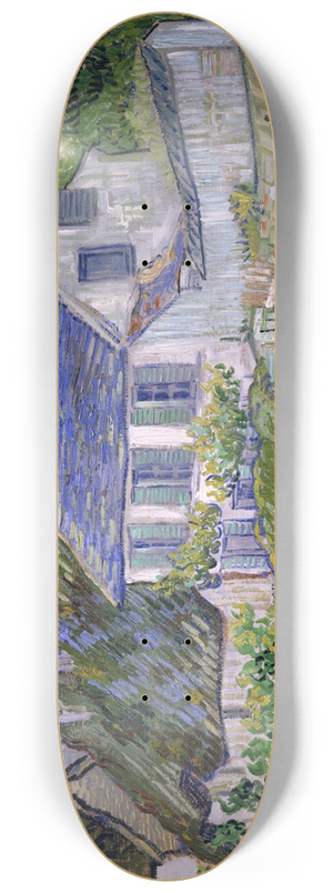 Vincent van Gogh - Houses at Auvers 8.25 inch art skate deck