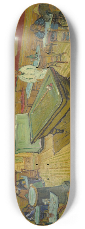 Vincent van Gogh - Le caf de nuit (The NightCaf) 8.25 inch art skate deck