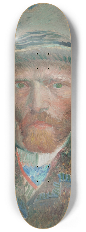 Vincent van Gogh - Self-portrait 8.25 inch art skate deck