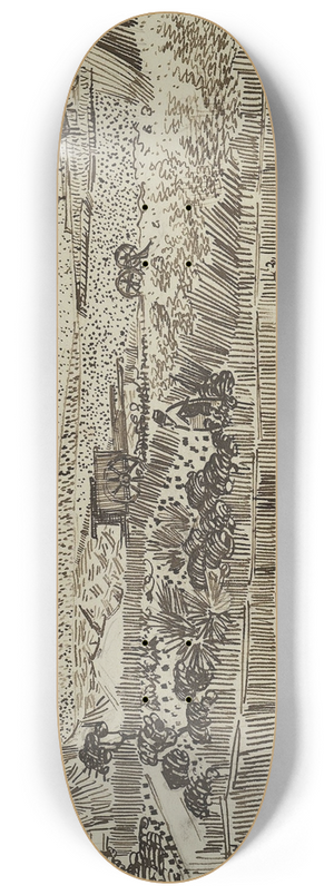 Vincent van Gogh - The Harvest (for mile Bernard) 8.25 inch art skate deck