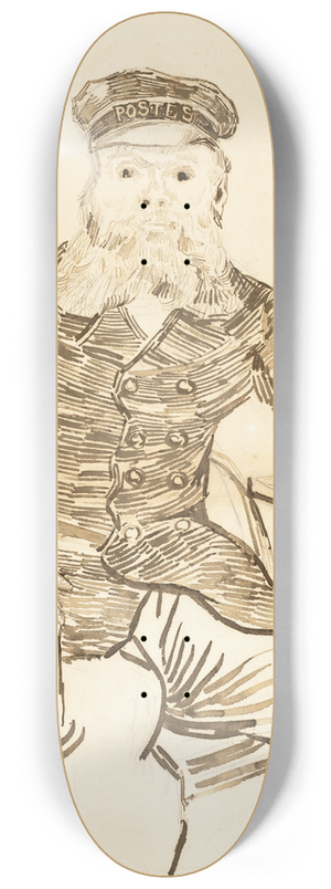 Vincent van Gogh - The Postman Joseph Roulin 8.25 inch art skate deck