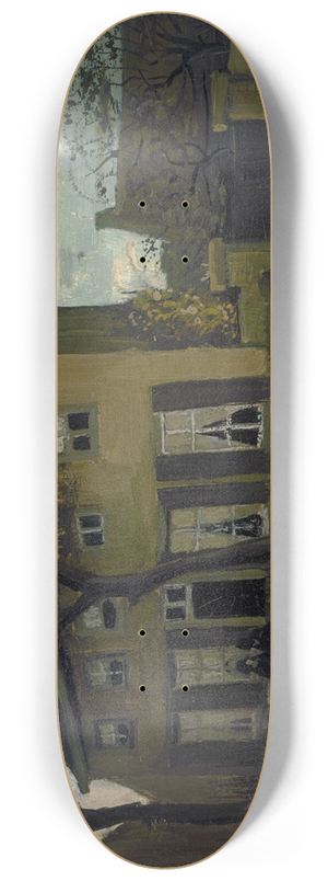 Vincent van Gogh - The vicarage at Nuenen 8.25 inch art skate deck