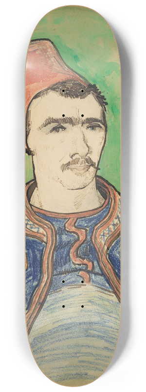 Vincent van Gogh - The Zouave 8.25 inch art skate deck
