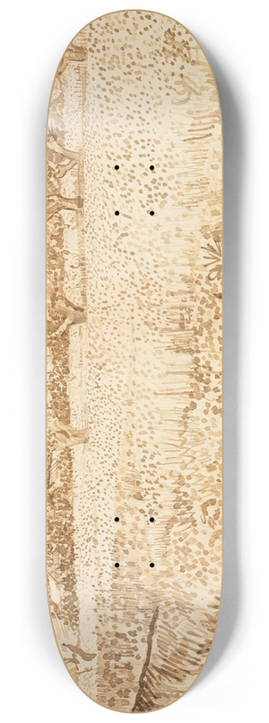Vincent van Gogh - View of Arles 8.25 inch art skate deck