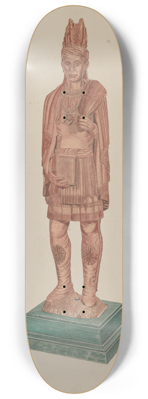 Violet Hartenstein - Cigar Store Indian 8.25 inch art skate deck
