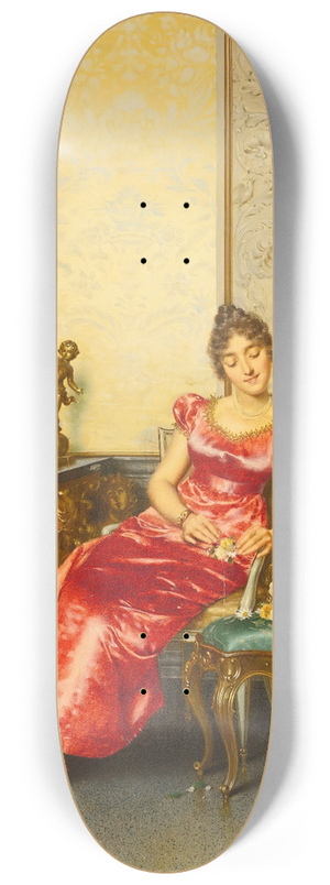 Vittorio Reggianini - A Basket Of Flowers 8.25 inch art skate deck