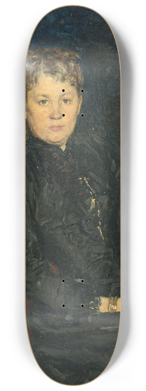 Vladimir Egorovich Makovsky - Portrait of a woman 8.25 inch art skate deck