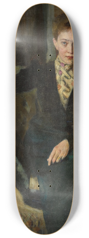 Vladimir Iliodorovich Rossinsky - Portrait Of A Lady 8.25 inch art skate deck
