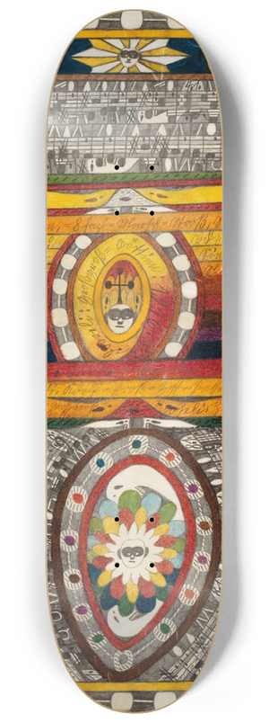 Adolf Wlfli - Stadt Bern, No. 4 8.25 inch art skate deck