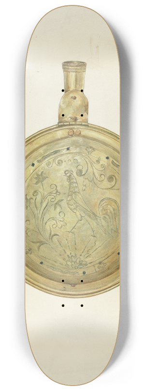 V.L. Vance - Bed Warming Pan 8.25 inch art skate deck