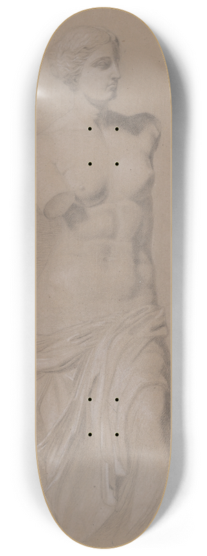 Vojtech Angyal - Study of a Cast of Venus de Milo 8.25 inch art skate deck