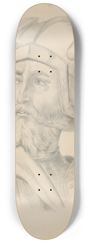 Vojtech Klimkovi - Soldiers head 8.25 inch art skate deck