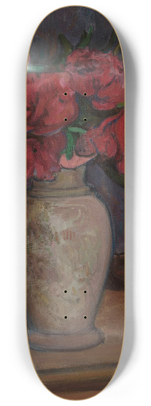 Wadysaw lewiski - Peonies 8.25 inch art skate deck