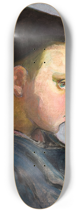 Wadysaw lewiski - Study of a Boy 8.25 inch art skate deck