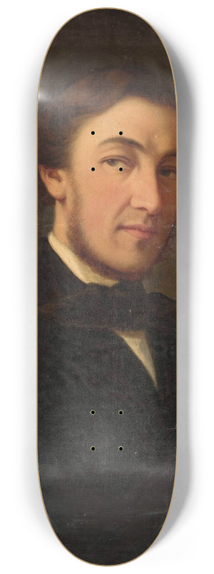 Wadysaw Majeranowski - Portrait of a man 8.25 inch art skate deck