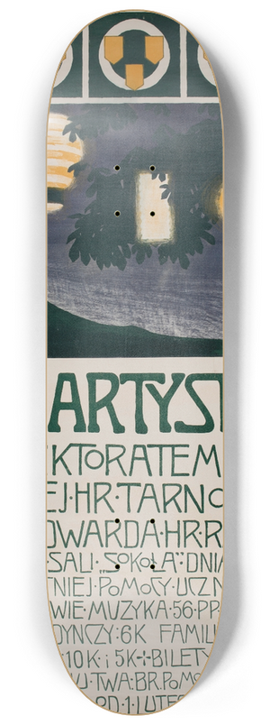 Wadysaw Skoczylas - IV Bal Artystyczny 8.25 inch art skate deck