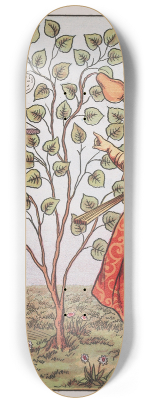 Walter Crane - I had a little nut tree 8.25 inch art skate deck Walter Crane - I had a little nut tree 8.25 inch art skate deck
